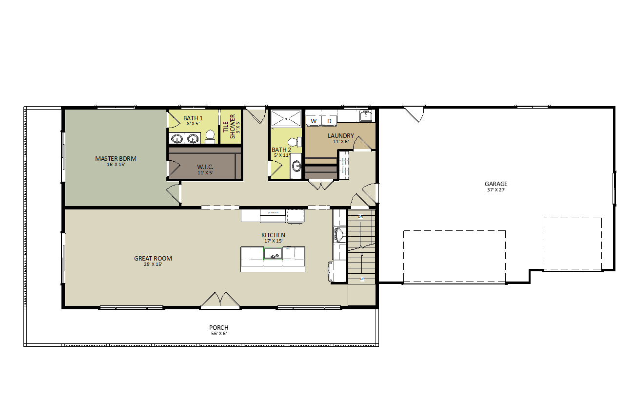 Dakota First Floor Floor Plan